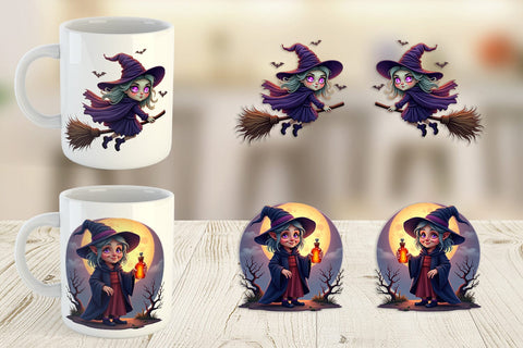 Mug Wrap Halloween Witch Spell Sublimation artnoy 