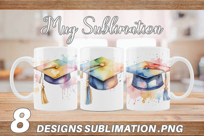 Mug Wrap Hat Graduation Sublimation artnoy 