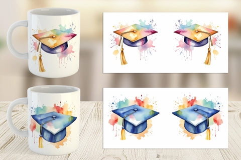 Mug Wrap Hat Graduation Sublimation artnoy 