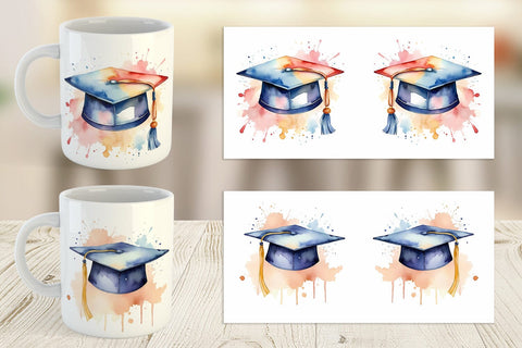 Mug Wrap Hat Graduation Sublimation artnoy 