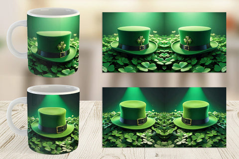 Mug Wrap Hat Patrick's Day Sublimation artnoy 