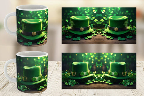 Mug Wrap Hat Patrick's Day Sublimation artnoy 
