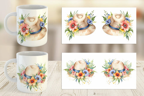 Mug Wrap Hat Summer Sublimation artnoy 