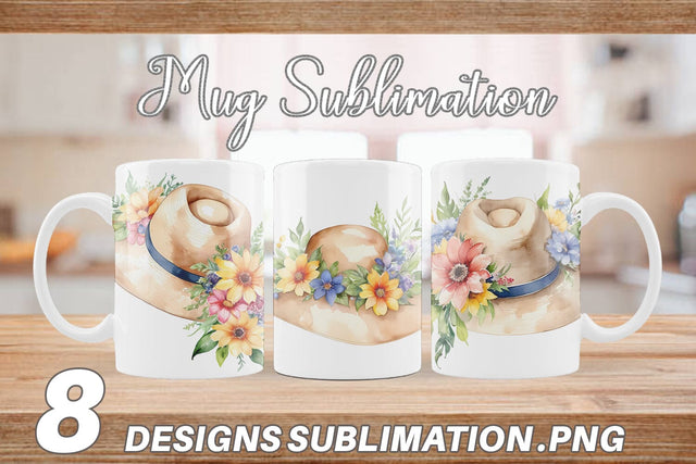 Mug Wrap Hat Summer Sublimation artnoy 
