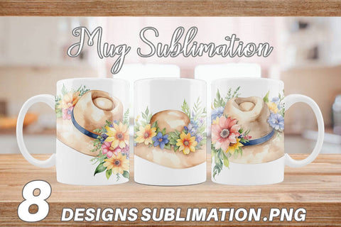 Mug Wrap Hat Summer Sublimation artnoy 