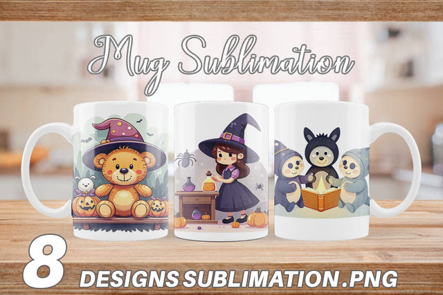 Mug Wrap Haunted Toy Shop Sublimation artnoy 