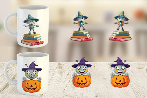 Mug Wrap Haunted Toy Shop Sublimation artnoy 