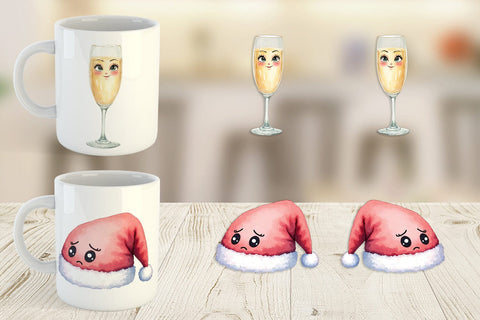 Mug Wrap Holiday Hangover Sublimation artnoy 