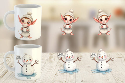 Mug Wrap Holiday Hangover Sublimation artnoy 