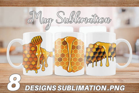 Mug Wrap Honeycomb Sublimation artnoy 