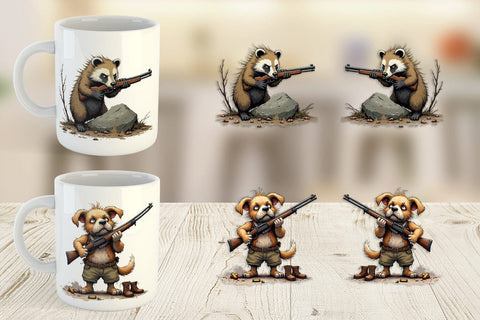 Mug Wrap Hunter Havoc Sublimation artnoy 