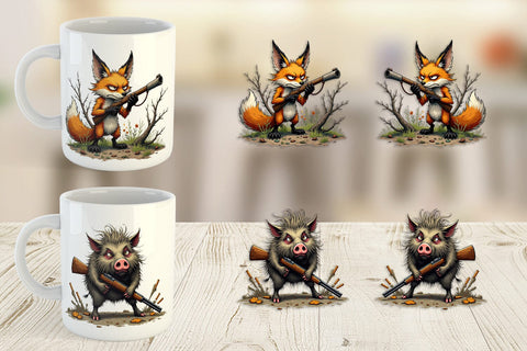 Mug Wrap Hunter Havoc Sublimation artnoy 