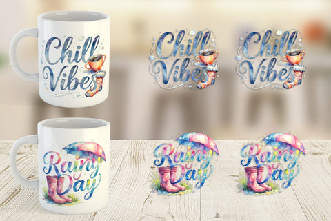 Mug Wrap Hygge Fall Snuggle Quotes Sublimation artnoy 