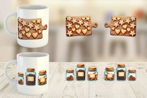 Mug Wrap Hygge Winter Kitchen Sublimation artnoy 