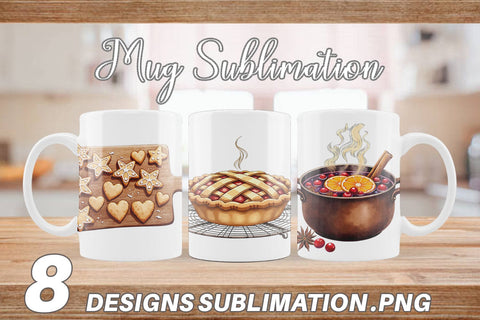 Mug Wrap Hygge Winter Kitchen Sublimation artnoy 
