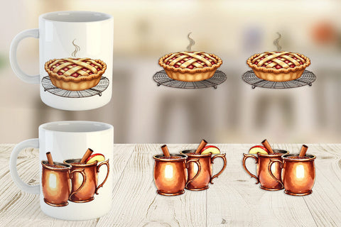 Mug Wrap Hygge Winter Kitchen Sublimation artnoy 