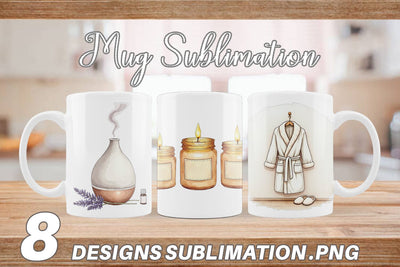 Mug Wrap Hygge Winter Selfcare Sublimation artnoy 