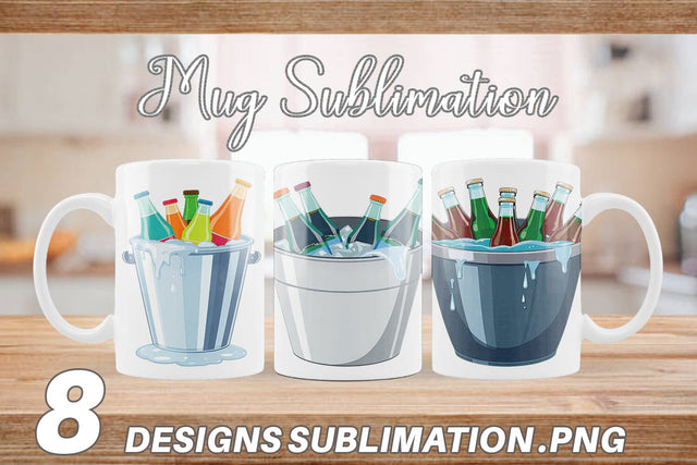 Mug Wrap Ice Bucket Sublimation artnoy 