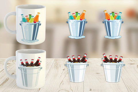 Mug Wrap Ice Bucket Sublimation artnoy 