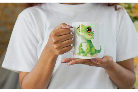 Mug Wrap Iguana Wildlife Sublimation artnoy 