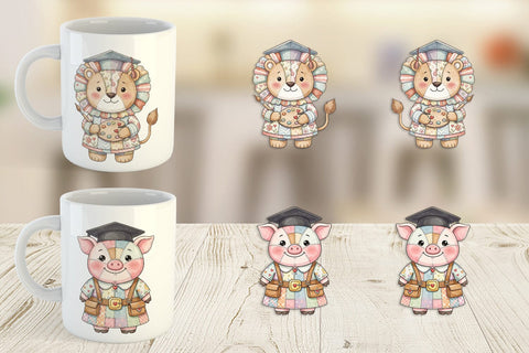 Mug Wrap Innocent Future Career Patchwork Sublimation artnoy 