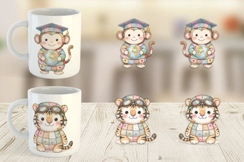 Mug Wrap Innocent Future Career Patchwork Sublimation artnoy 