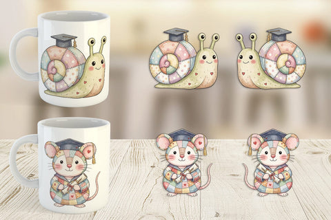 Mug Wrap Innocent Garden Graduate Patchwork Sublimation artnoy 