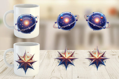 Mug Wrap Interstellar Icons Sublimation artnoy 