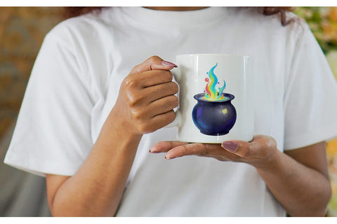 Mug Wrap Iridescent Bubble Cauldron Sublimation artnoy 