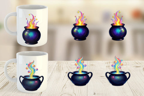 Mug Wrap Iridescent Bubble Cauldron Sublimation artnoy 