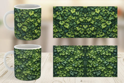 Mug Wrap Ivy Wall Sublimation artnoy 