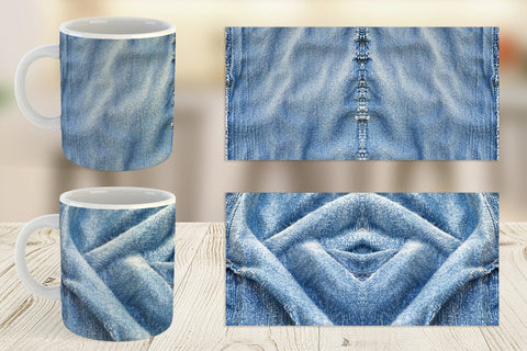 Mug Wrap Jean Texture Sublimation artnoy 