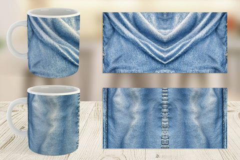 Mug Wrap Jean Texture Sublimation artnoy 