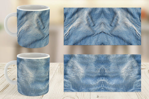 Mug Wrap Jean Texture Sublimation artnoy 