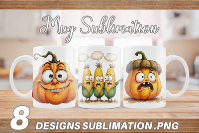 Mug Wrap Judgmental Vegetables Sublimation artnoy 