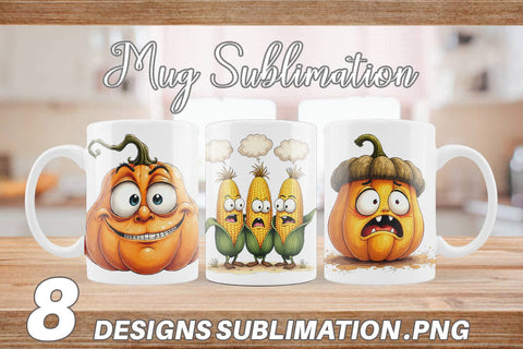 Mug Wrap Judgmental Vegetables Sublimation artnoy 