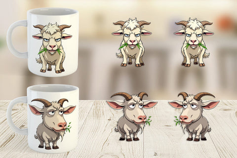 Mug Wrap Judgy Goat Sublimation artnoy 