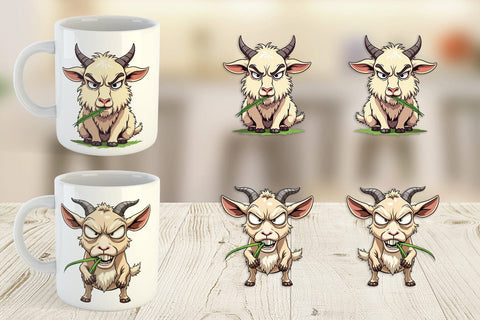 Mug Wrap Judgy Goat Sublimation artnoy 