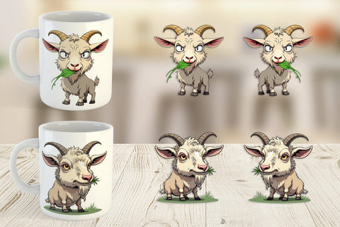 Mug Wrap Judgy Goat Sublimation artnoy 