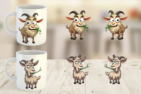 Mug Wrap Judgy Goat Sublimation artnoy 