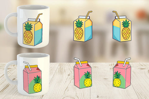 Mug Wrap Juice Box Sublimation artnoy 