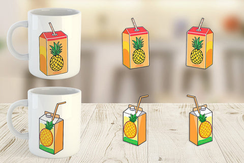 Mug Wrap Juice Box Sublimation artnoy 