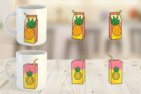 Mug Wrap Juice Box Sublimation artnoy 