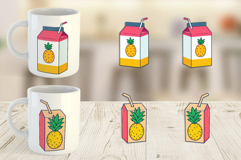 Mug Wrap Juice Box Sublimation artnoy 