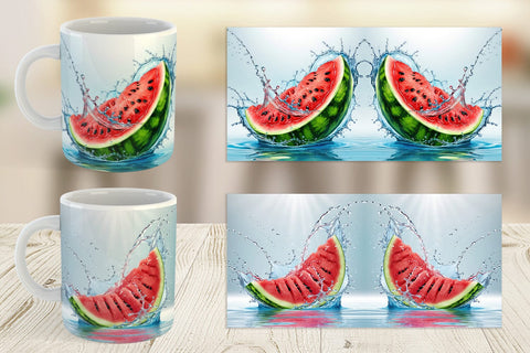 Mug Wrap Juicy Watermelon Sublimation artnoy 