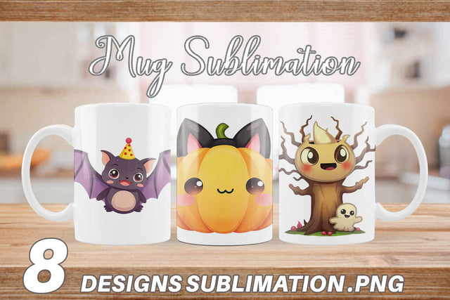 Mug Wrap Kawaii Creepy Club Sublimation artnoy 