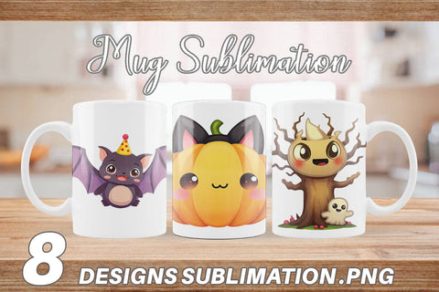 Mug Wrap Kawaii Creepy Club Sublimation artnoy 