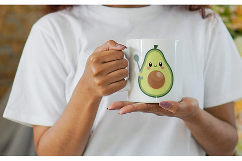 Mug Wrap Kawaii Food Sips Sublimation artnoy 