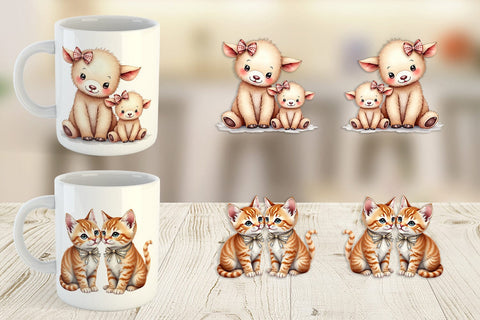 Mug Wrap Kindred Ribbons Sublimation artnoy 