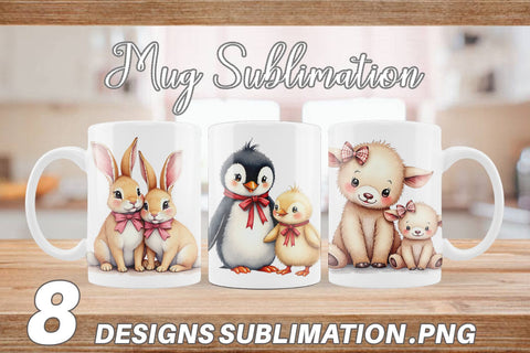 Mug Wrap Kindred Ribbons Sublimation artnoy 